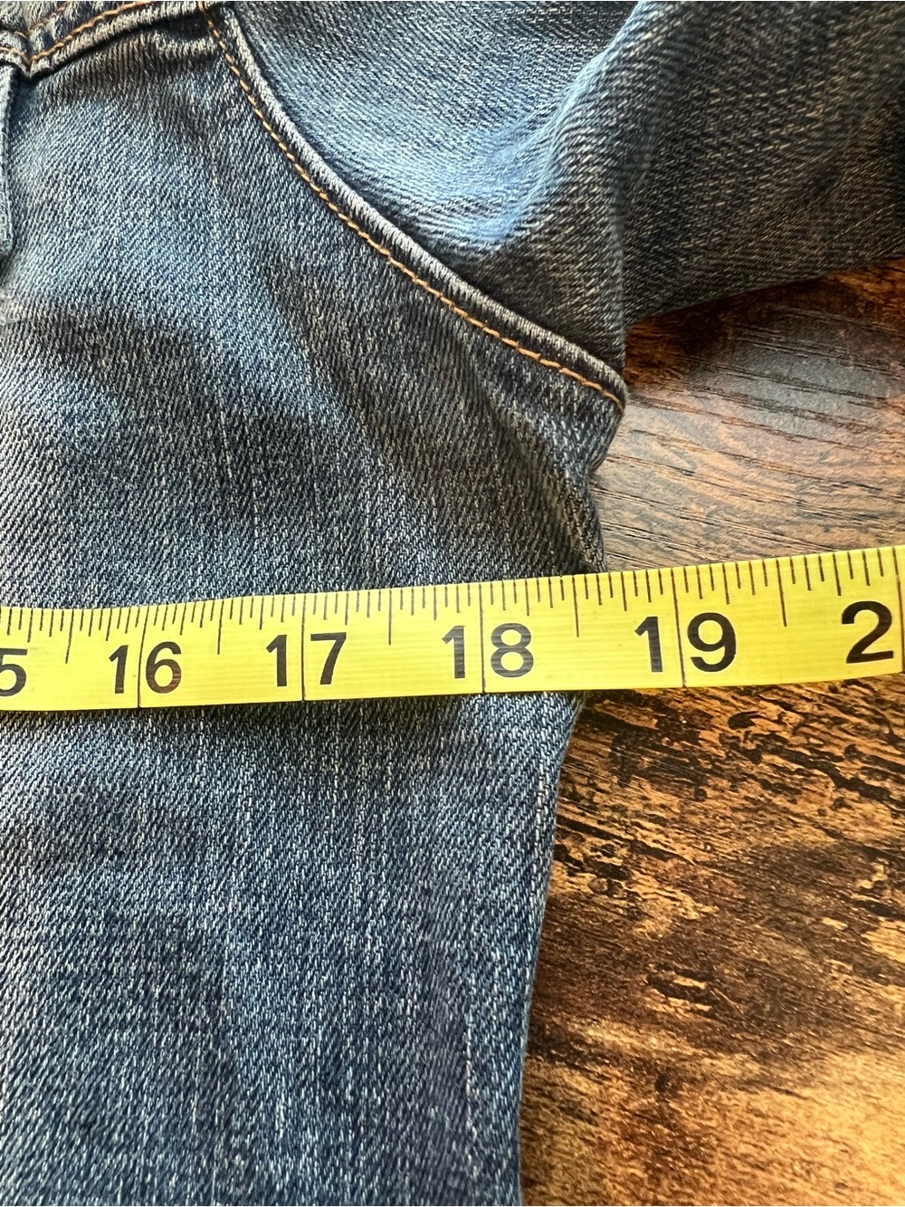 GAP Stretch Denim Jean Jacket Medium Blue Wash Classic Trucker Cotton Blend M - Picture 7 of 9